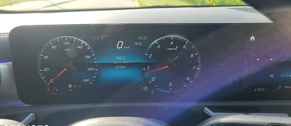 Mercedes-Benz CLA cena 148000 przebieg: 37350, rok produkcji 2021 z Swarzędz małe 211